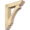 Ekena Millwork Imperial Slat Rough Sawn Bracket w/ Offset Brace, Douglas Fir, 8"W x 34"D x 40"H BKT0806X34X40IMP06RDF - alternate 1